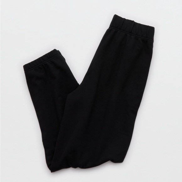 Relaxed Black Jogger Sweatpants - Picture 2 of 4
